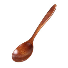 4Pcs Wooden Spoon Bamboo Kitchen Cooking Dining Soup Tea Honey Coffee Utensil Tools Natural Environmental Tableware Spoon