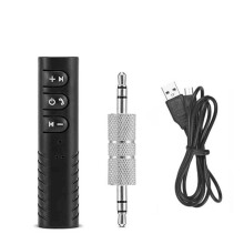 2 Pcs Bluetooth Receiver Car Kit Adapter Wireless 3.5mm Hands free Music Audio Receiver Adapter Auto AUX Kit for Speaker Headphone
