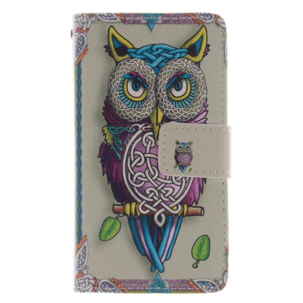 Owl Pattern Leather Case With Holder & Card Slot & Wallet For Sony Xperia Z3 Mini 777178624252