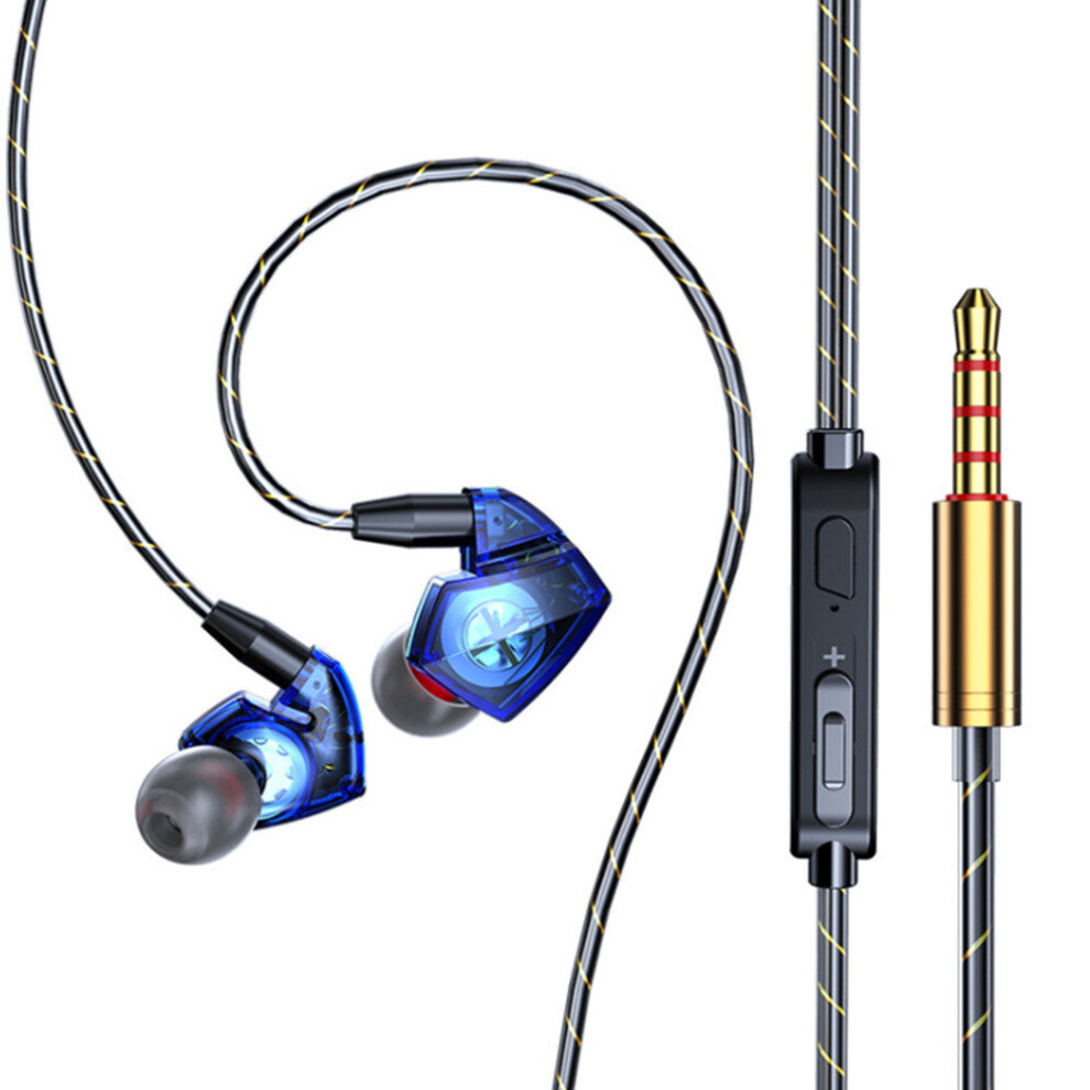 2 Pcs Stereo Bass Headphones Wired Earphones Sport Waterproof Earbuds In-Ear Headphone With Microphone Headset Gamer Headsets Music 7061857277437