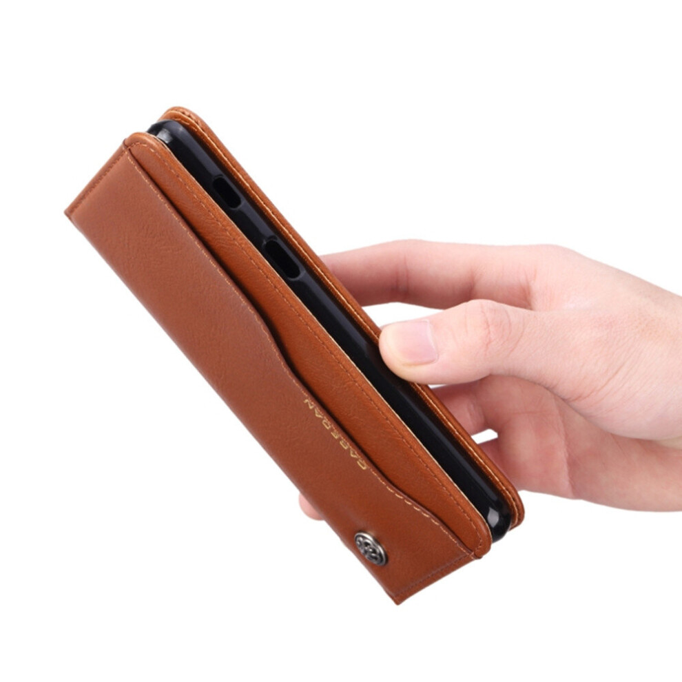 Knead Skin Texture Horizontal Flip Leather Case For Galaxy J8 2018(European Version), With Photo Frame & Holder & Card Slots & Wallet(Brown) Brown 700000639797