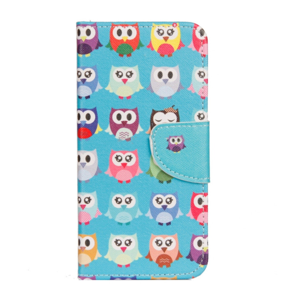 For Huawei P10 Cross Texture Cartoon Owls Pattern Horizontal Flip Leather Case With Holder & Card Slots & Wallet 777178621749
