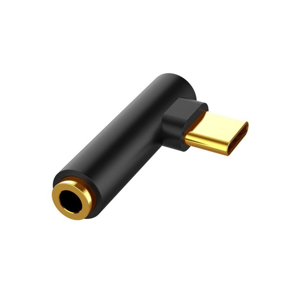 Type C Audio Adapter Usb C To 3.5 Jack Aux Converter Earphone Cable For Samsung Xiaomi Huawei Letv Black 700000594836