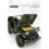 Wireless Remote Control Electric Rechargeable Stunt Car Toy Green 5