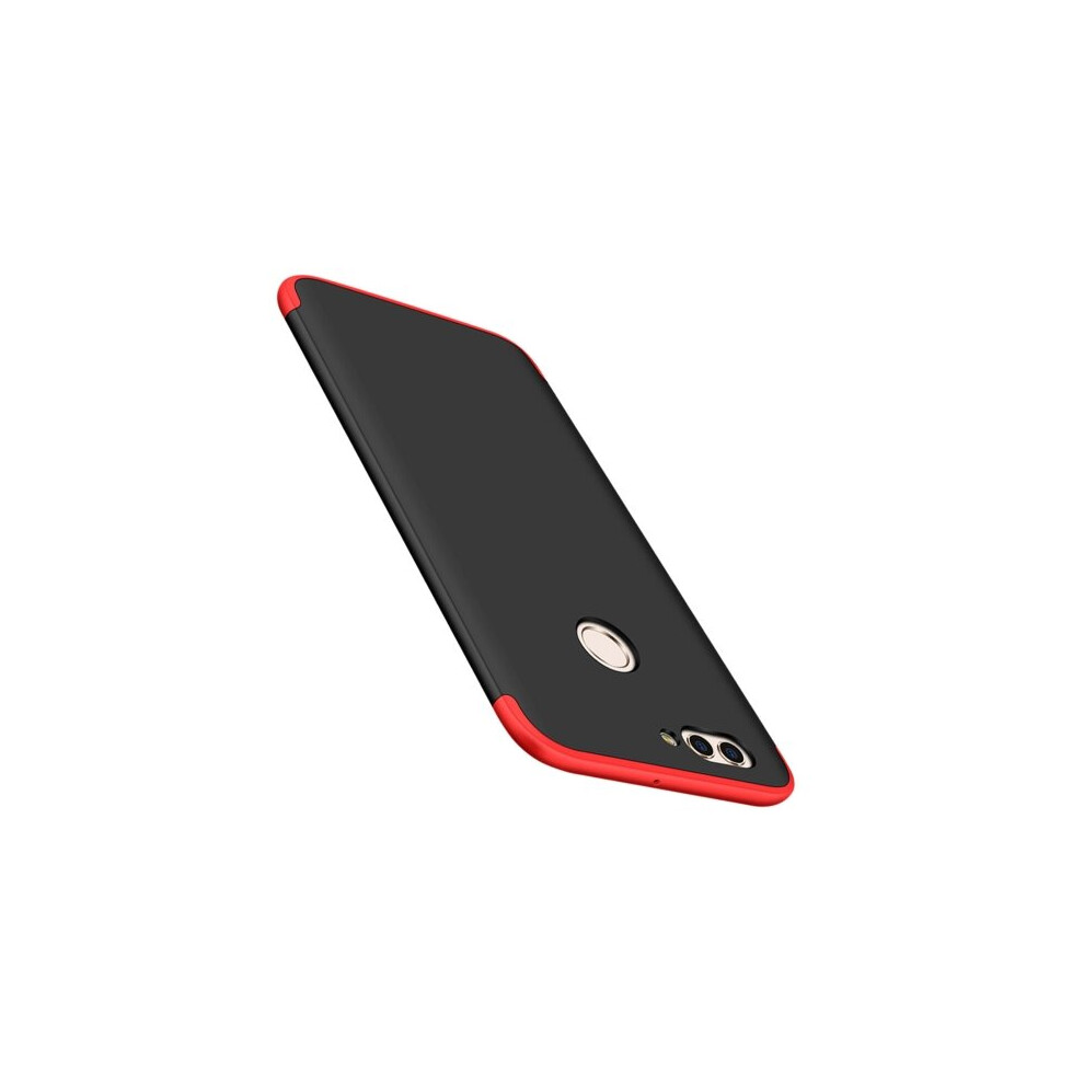 For Huawei Nova 2 Three - Paragraph Shield Full Coverage Protective Case Back Cover ( Black + Red ) Black,Red 777178619333