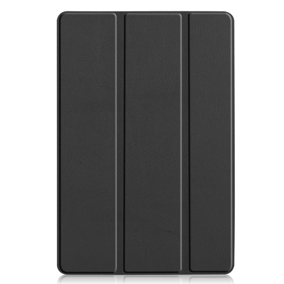 Tri-Fold Cowhide Texture Horizontal Flip Leather Case For Huawei Mediapad M6 10.8, With Holder & Sleep / Wake-Up Function(Black) Black 700000647440