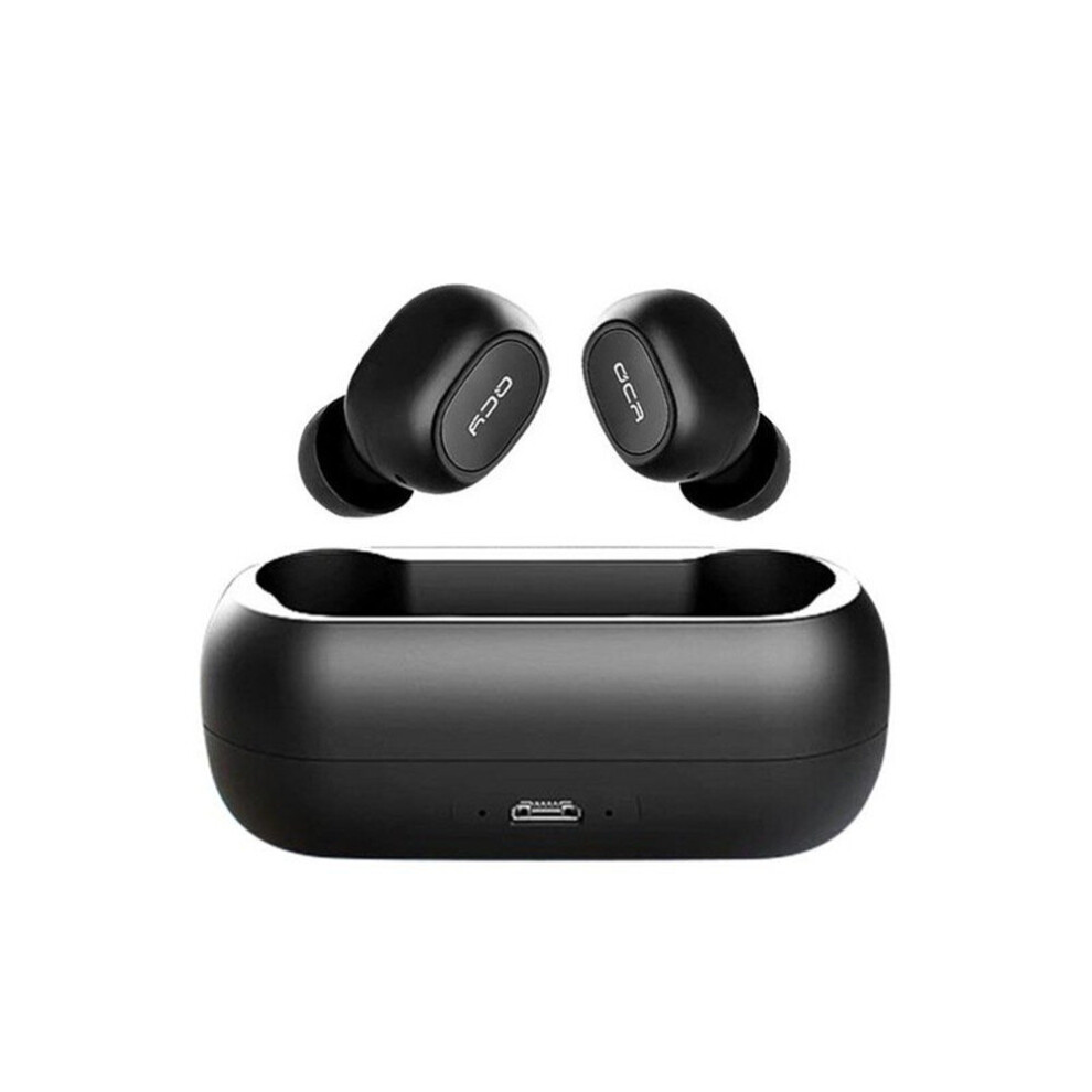 Wireless Earphones Bluetooth 5.0 Dual Microphone Sports Headphones For Phones And Music Black 700000597455