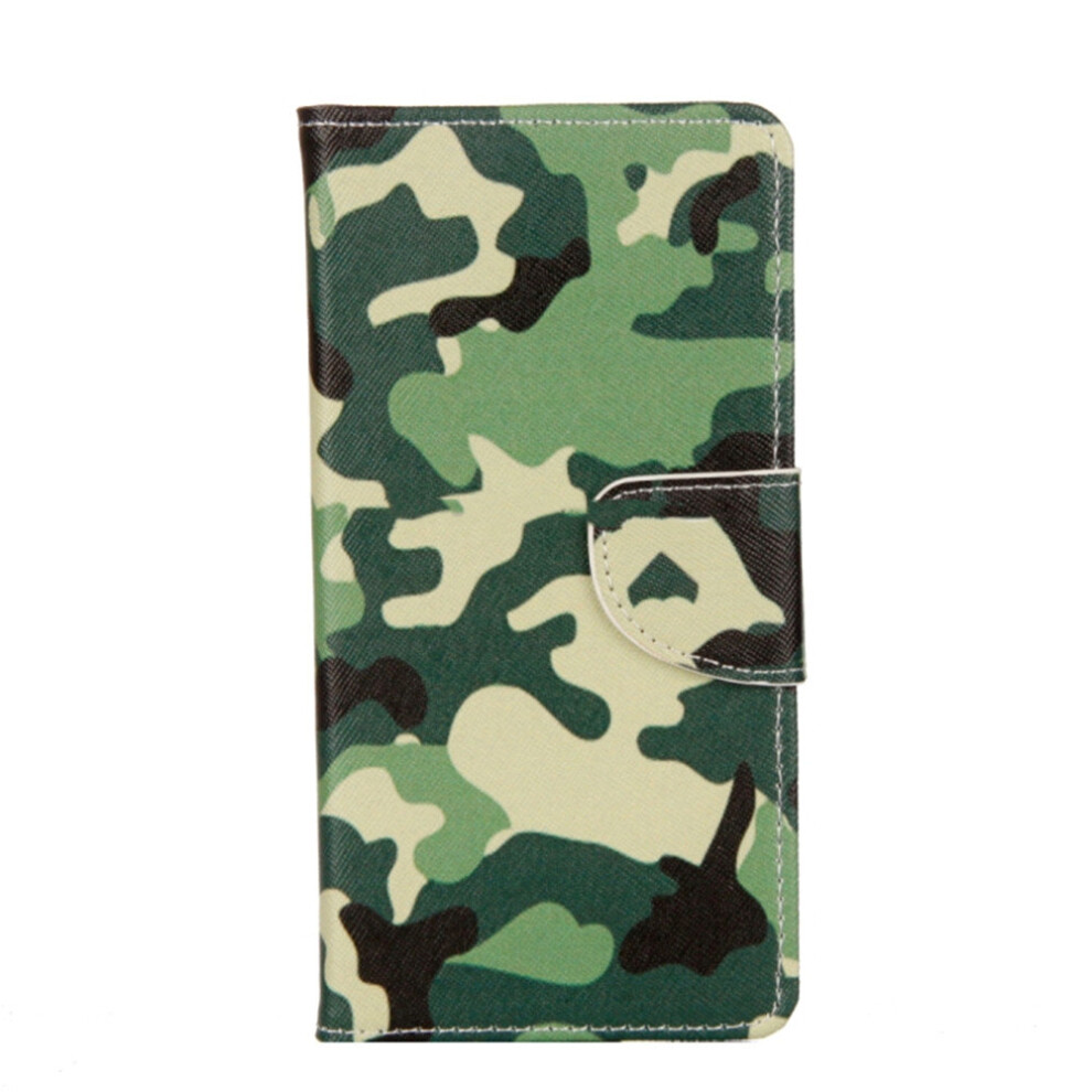 For Huawei Honor 9 Lite Cross Texture Camouflage Pattern Horizontal Flip Leather Case With Holder & Card Slots & Wallet 777178619395
