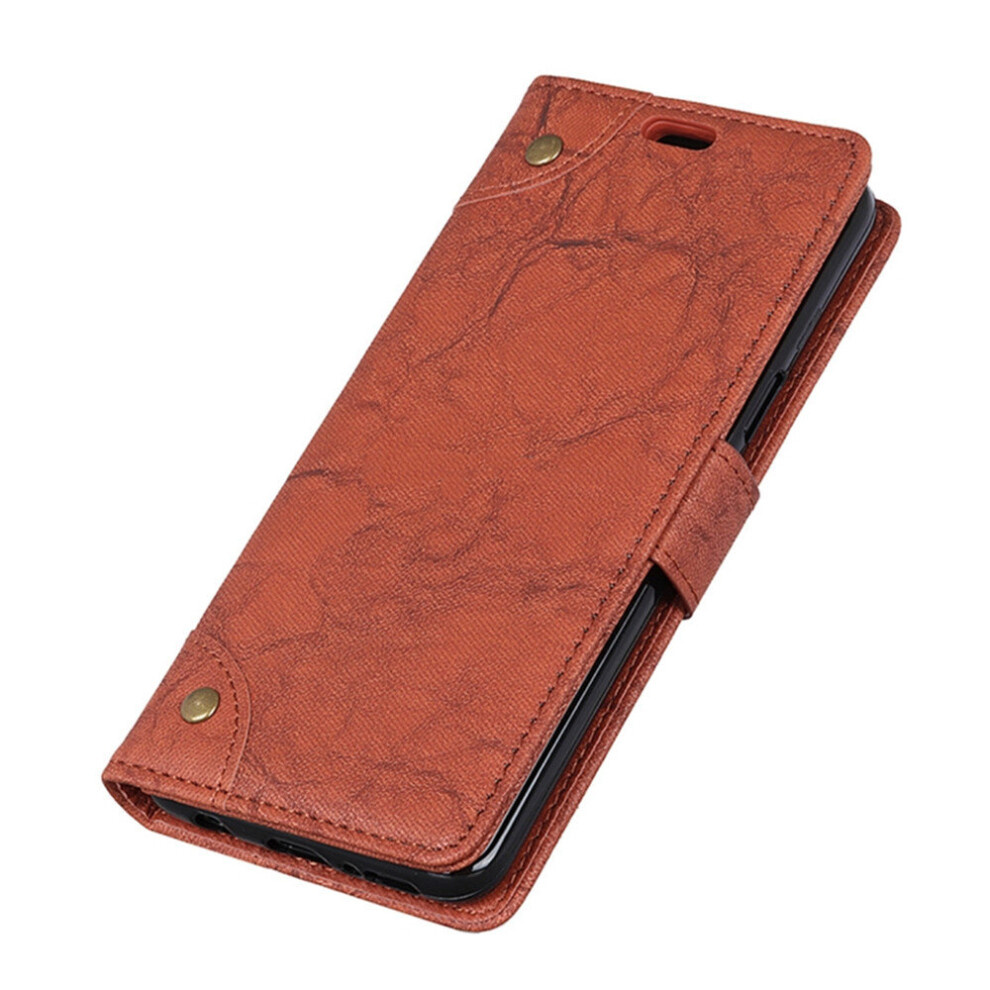 Copper Buckle Retro Crazy Horse Texture Horizontal Flip Leather Case For Huawei P20 Pro, With Holder & Card Slots & Wallet (Brown) Brown 700000659924