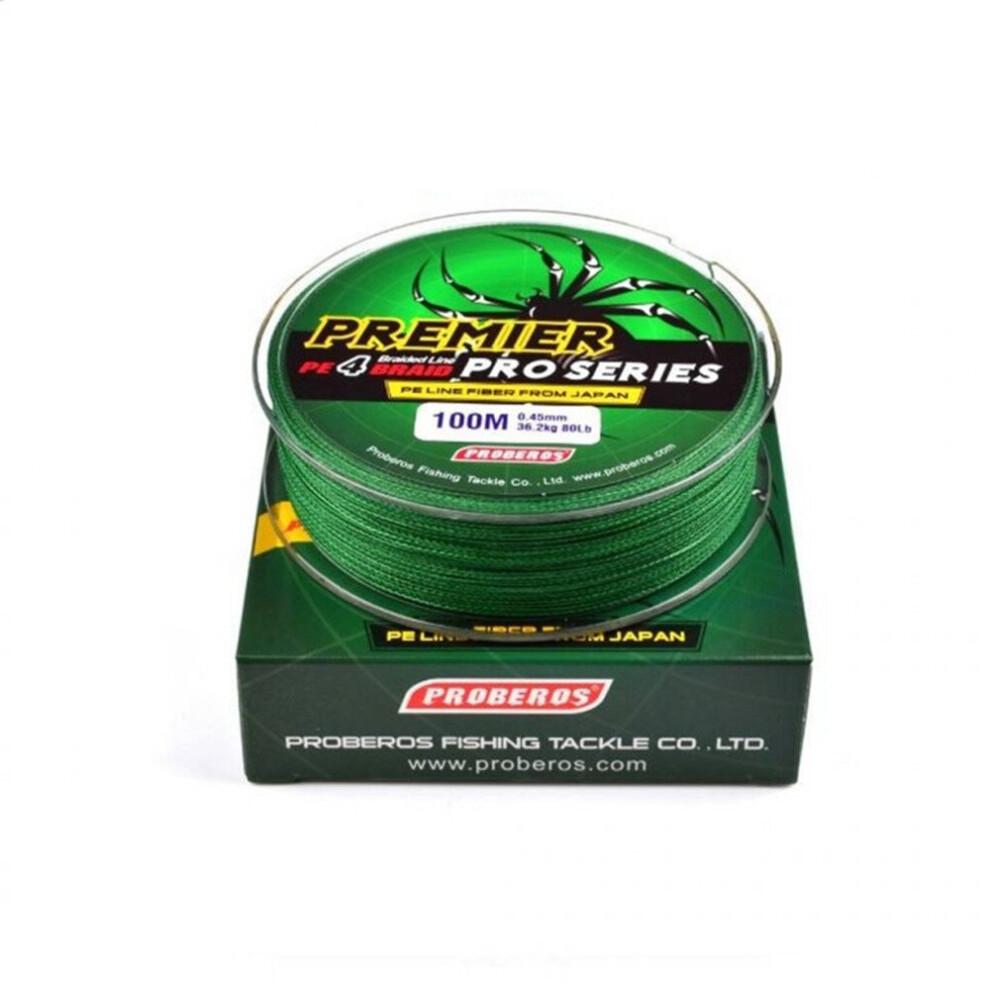 100M Super Strong PE Braided Fishing Line 8LB  Green3507-image-OPC-P6ZBCJ2-NEW