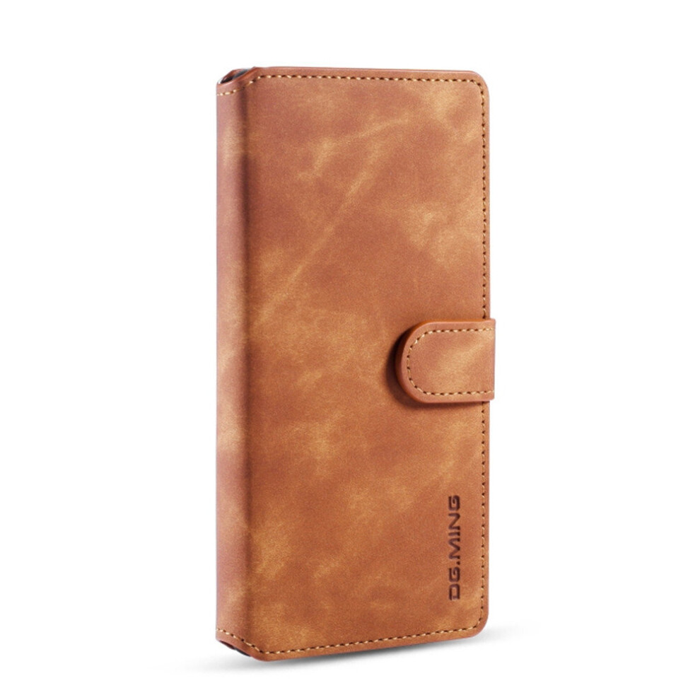 For Huawei Mate 30 Pro Retro Oil Side Horizontal Flip Case With Holder & Card Slots & Wallet(Brown) Brown 700000664935