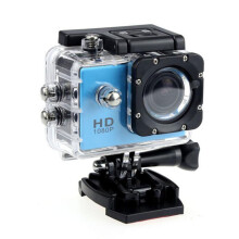 Action Underwater Camera Ultra HD Waterproof Sports Camera Wide-Angle Camera Kit Blue