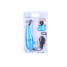 4 Pcs Mini USB Keyboard Vacuum Brush Cleaner Laptop Brush Dust Cleaning Kit Household Cleaning Tool sky blue
