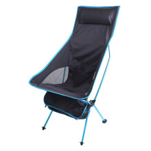 Outdoor Camping Chair Oxford Cloth Portable Folding Lengthen Camping Seat for Fishing Festival Picnic BBQ Beach Ultralight Chair