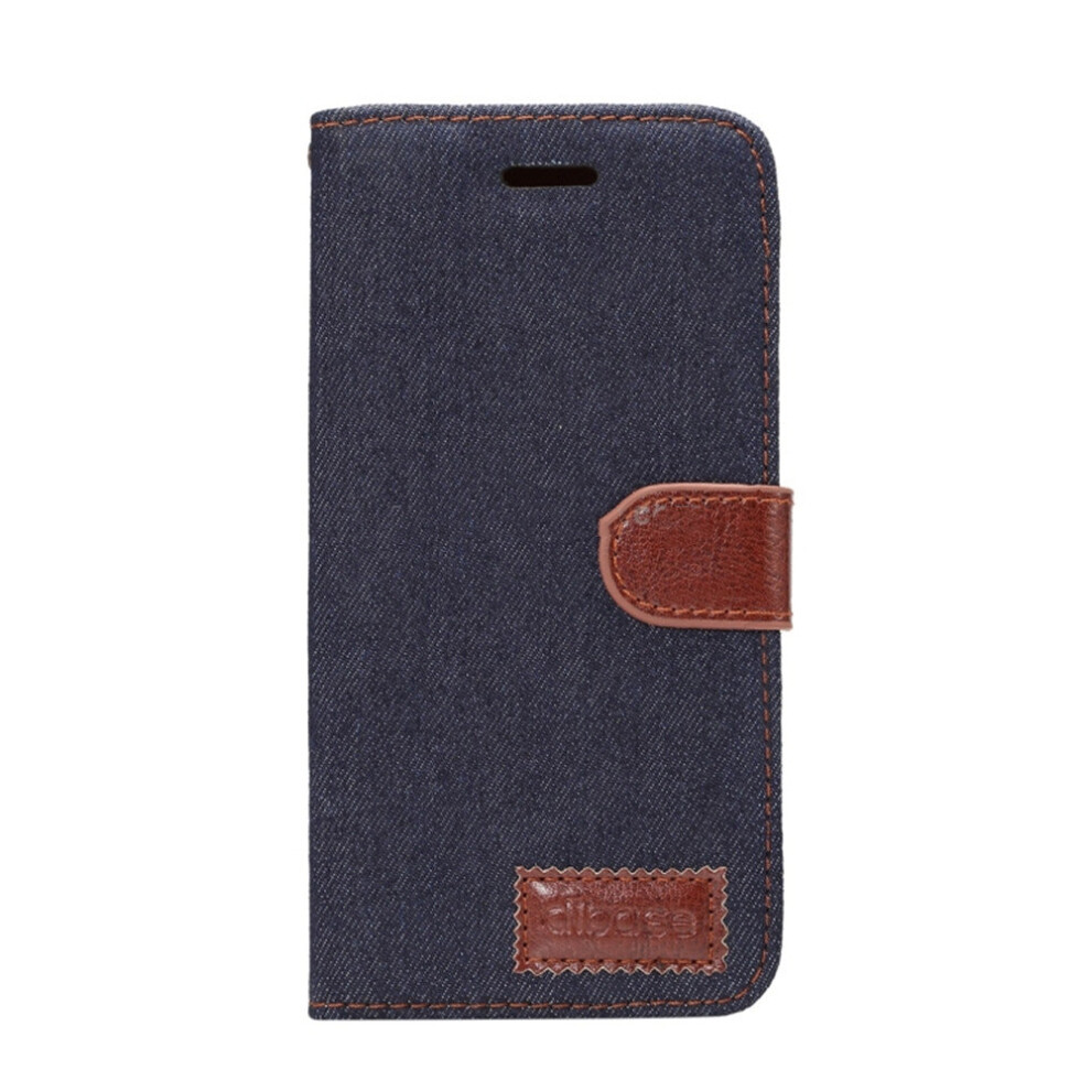 Dibase For Galaxy S9 Denim Texture Tpu Horizontal Flip Leather Case With Holder & Card Slots(Black) Black 777178621909