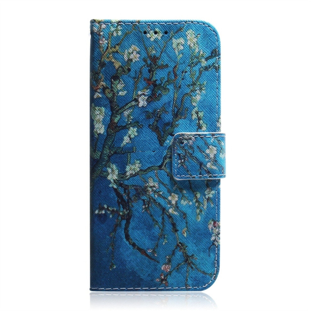 Apricot Flower Pattern Coloured Drawing Horizontal Flip Leather Case For Asus Zenfone Max Pro (M1) Zb601kl, With Holder & Card Slots & Wallet 700000652543