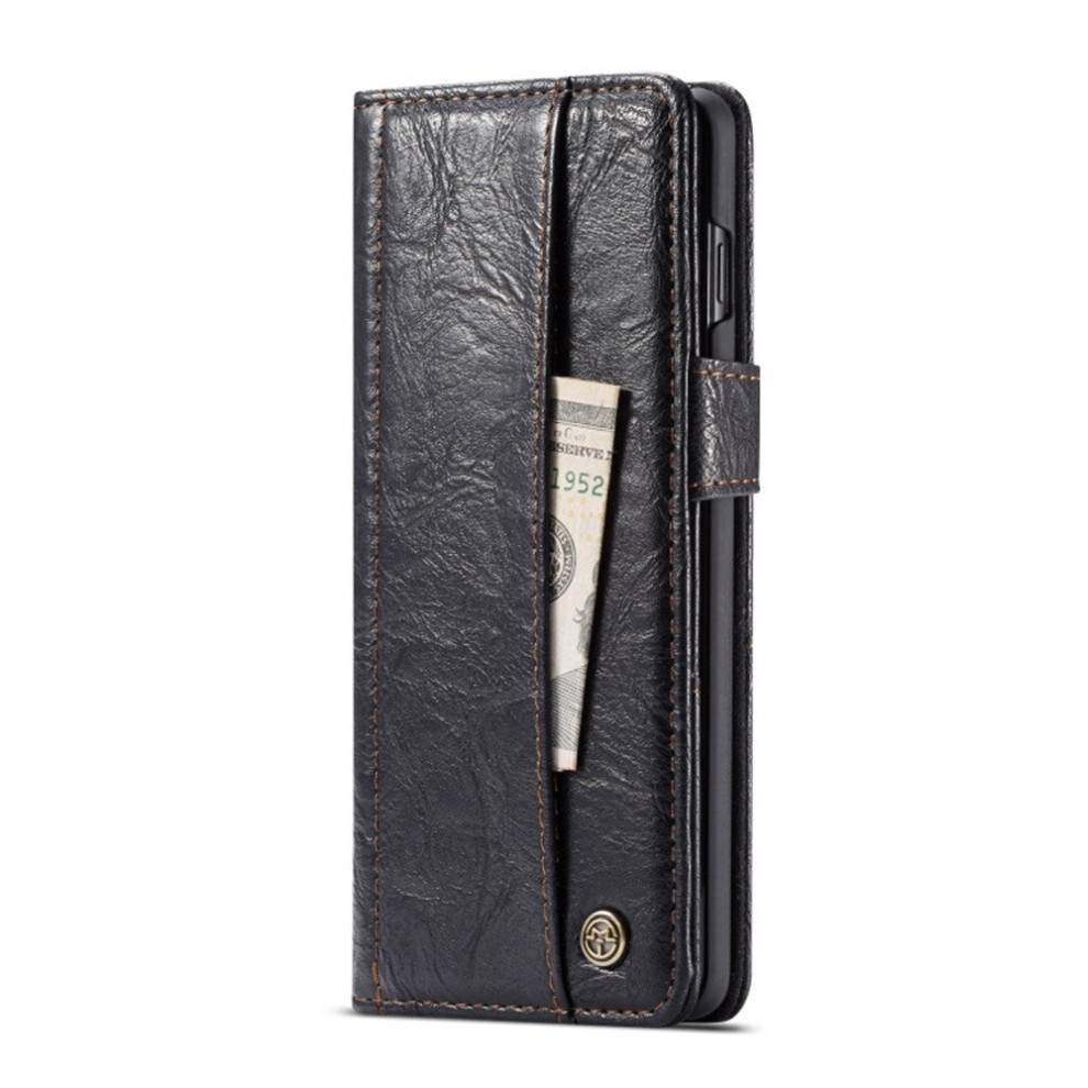 Rough Crack Texture Horizontal Flip Pu Leather Case For Galaxy S10+, With Card Slots & Wallet(Black) Black 700000667561
