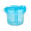 4Pcs Multi-functional 3 Layers Rotating Milk Powder Box blue 1