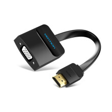 HDMI to VGA Adapter 1080P HDMI Male to VGA Female Converter With 3.5 Jack Audio Cable for Xbox PS4 PC Laptop Projector