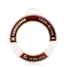 Super Strong 50m 100% Fluorocarbon Fishing Line Leader line for Braid Fishing Line Saltwater Fly Fishing Line Monofilament