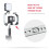 Expansion Double Cold Boot Mouth Rod Bracket for Camera Flash Light black 4