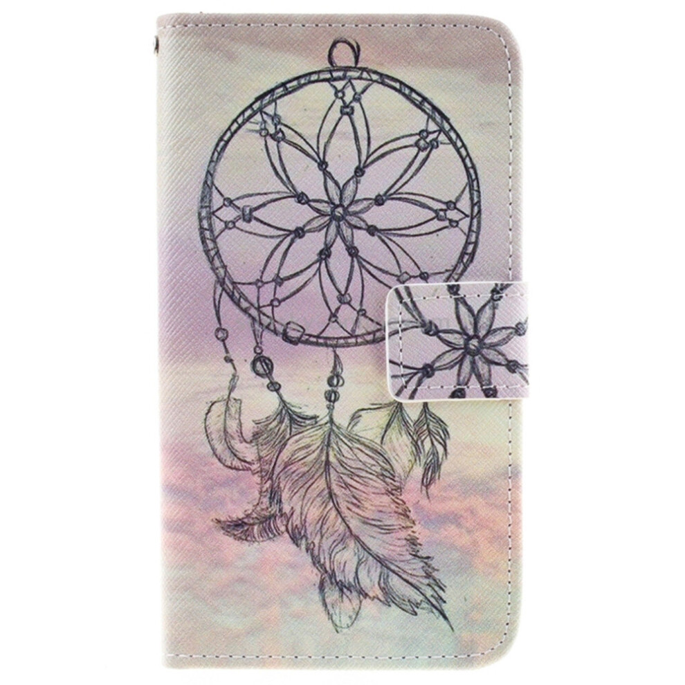 Dreamcatcher Windbell Pattern Horizontal Flip Leather Case With Holder & Card Slots & Wallet For Lg K7 700000670035