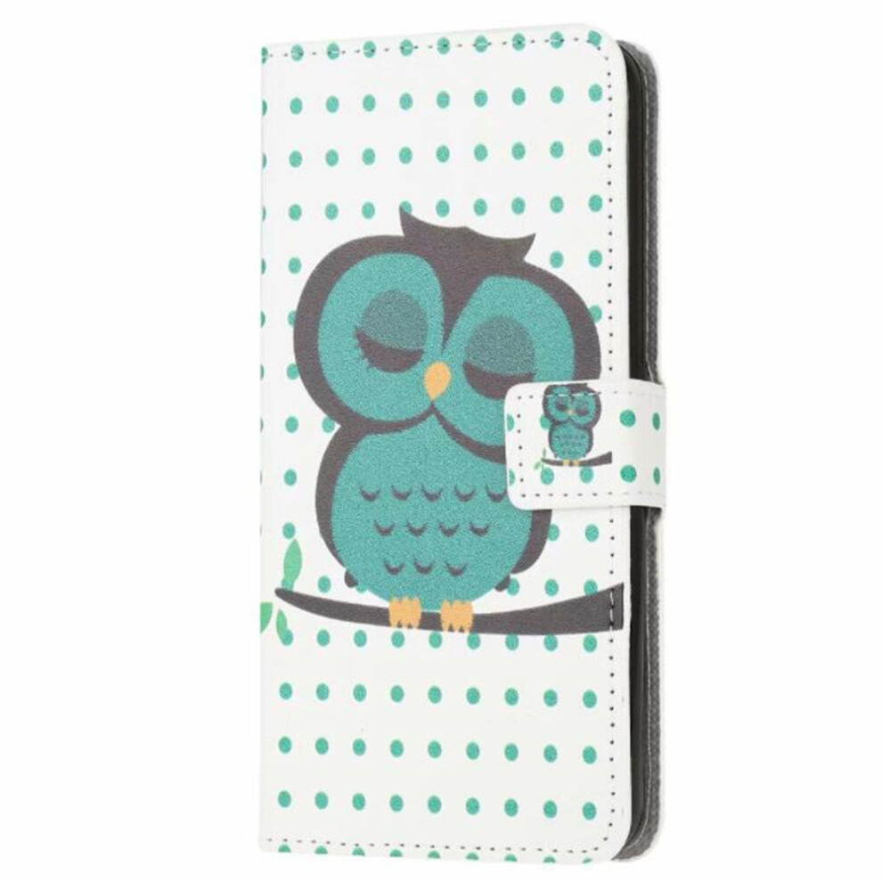 Owl Pattern Horizontal Flip Magnetic Buckle Leather Case With Card Slots & Wallet & Holder For Iphone Xr 777178624535