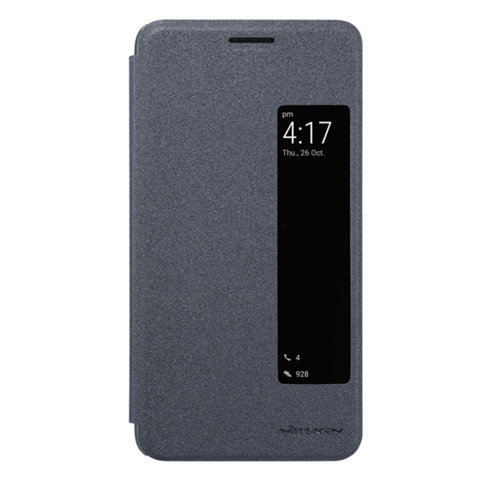 Sparkle Series For Huawei Mate 10 Frosted Texture Horizontal Flip Leather Case With Call Display Id & Sleep / Wake-Up Function (Black) Black 700000670059