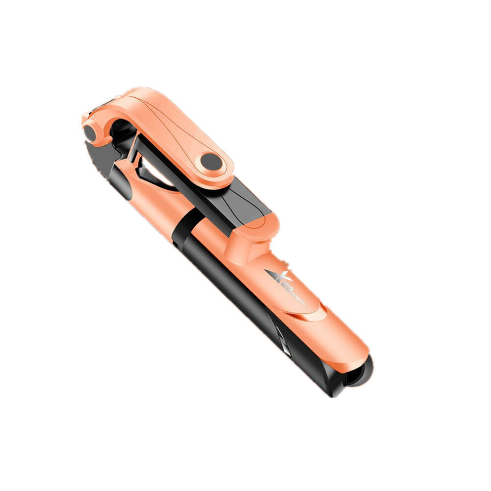 Xt09 Tripod Stand Extendable 360¡Ã Rotation Self-Timer Bluetooth Selfie Stick Monopod Foldable Live Xt10 Mobile Phone Bracket Xt09 Orange 700000587616