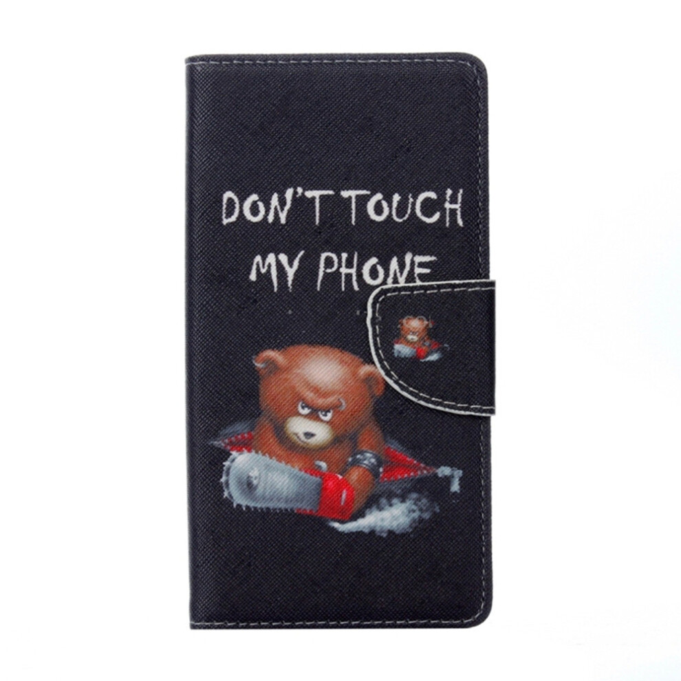 For Huawei Honor 8 Little Bear Pattern Horizontal Flip Leather Case With Holder & Card Slots & Wallet 700000670073