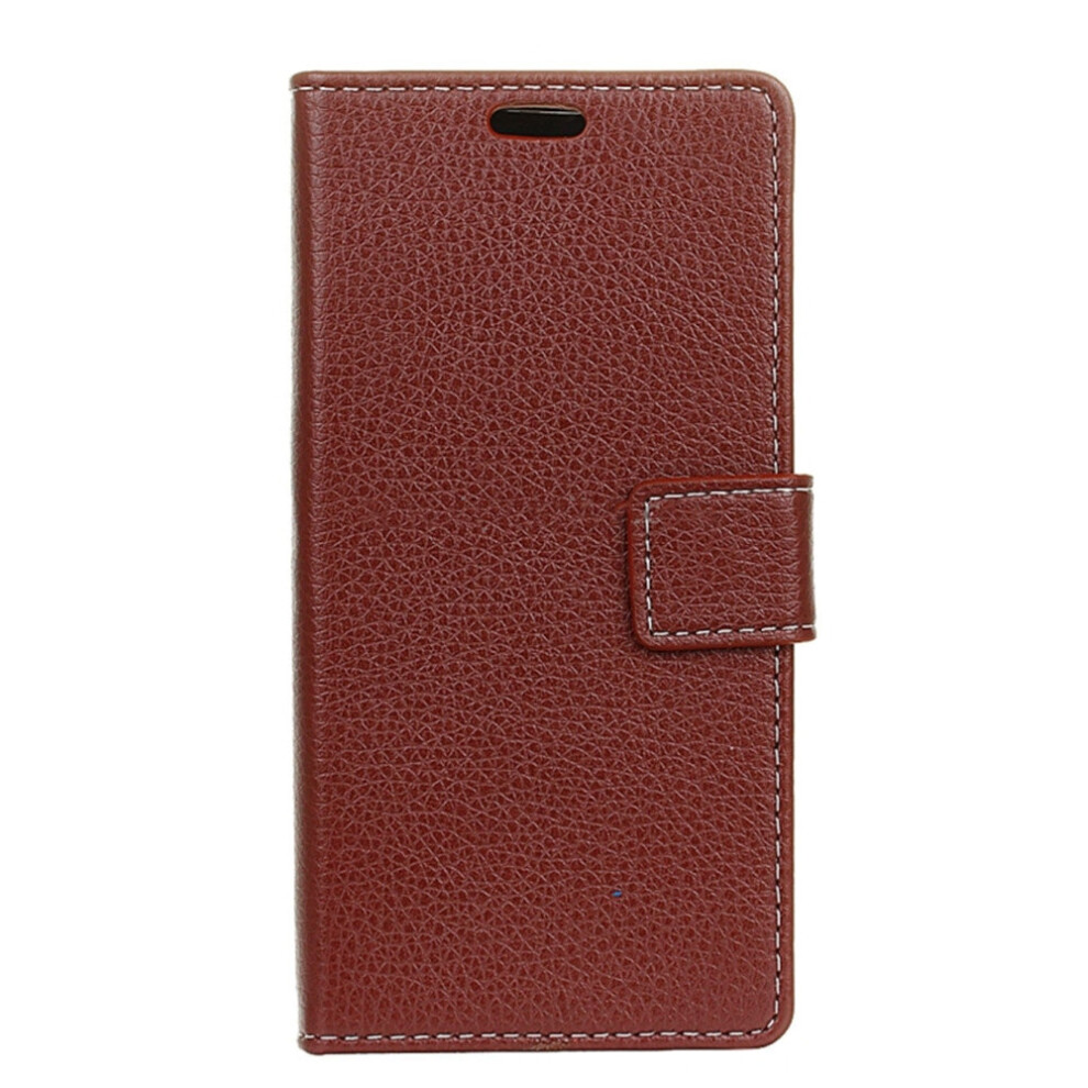 For Nokia 6 Litchi Texture Horizontal Flip Leather Case With Holder & Card Slots & Wallet & Photo Frame (Brown) Brown 700000670110