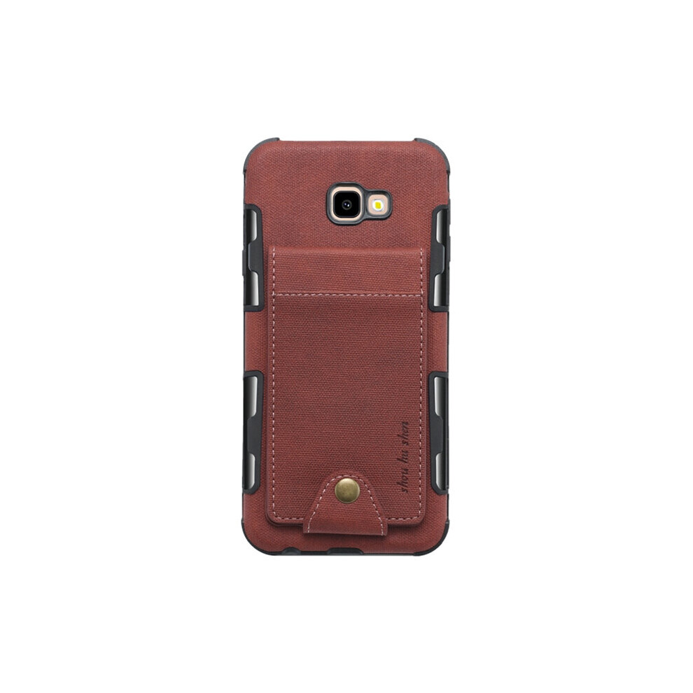 For Galaxy J4 Plus Cloth Texture + Tpu Shockproof Protective Case 700000635119