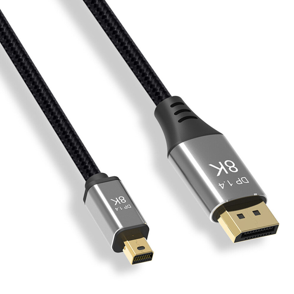 Mini Dp To Dp Cable 4K@144Hz 8K@60Hz Thunderbolt Mini Dp To Displayport Cable Bi-Direction Dp To Mini Dp 1.4 Cable For Macbook 7061857285326