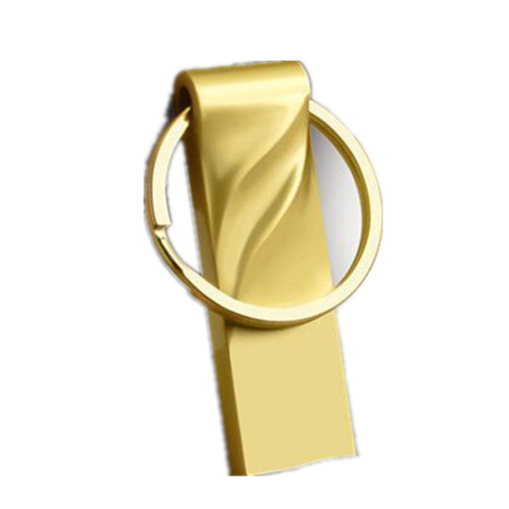Usb 2.0 Memory Waterproof Usb Flash Drive 128Gb Pendrive 64Gb 16Gb 8Gb 4Gb 32Gb Gold 7061857212773