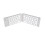 Portable Thin Bluetooth Folding Keyboard Foldable BT Wireless Keypad for IOS/Android/Windows  white 1