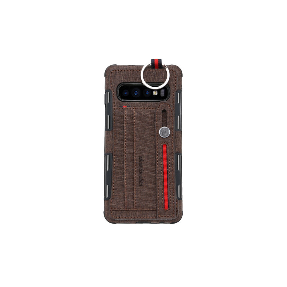 For Galaxy S10 Cloth Texture + Tpu Shockproof Protective Case 700000635133