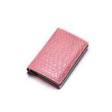 Women Credit Card Holder Aluminium Metal Wallet Ladies Mini Slim Business ID Card Holder Case Bag Cardholders pass holder