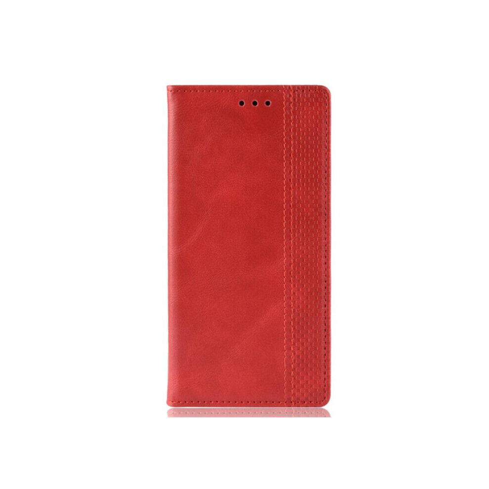 Magnetic Buckle Retro Crazy Horse Texture Horizontal Flip Leather Case For Galaxy M30 700000652697