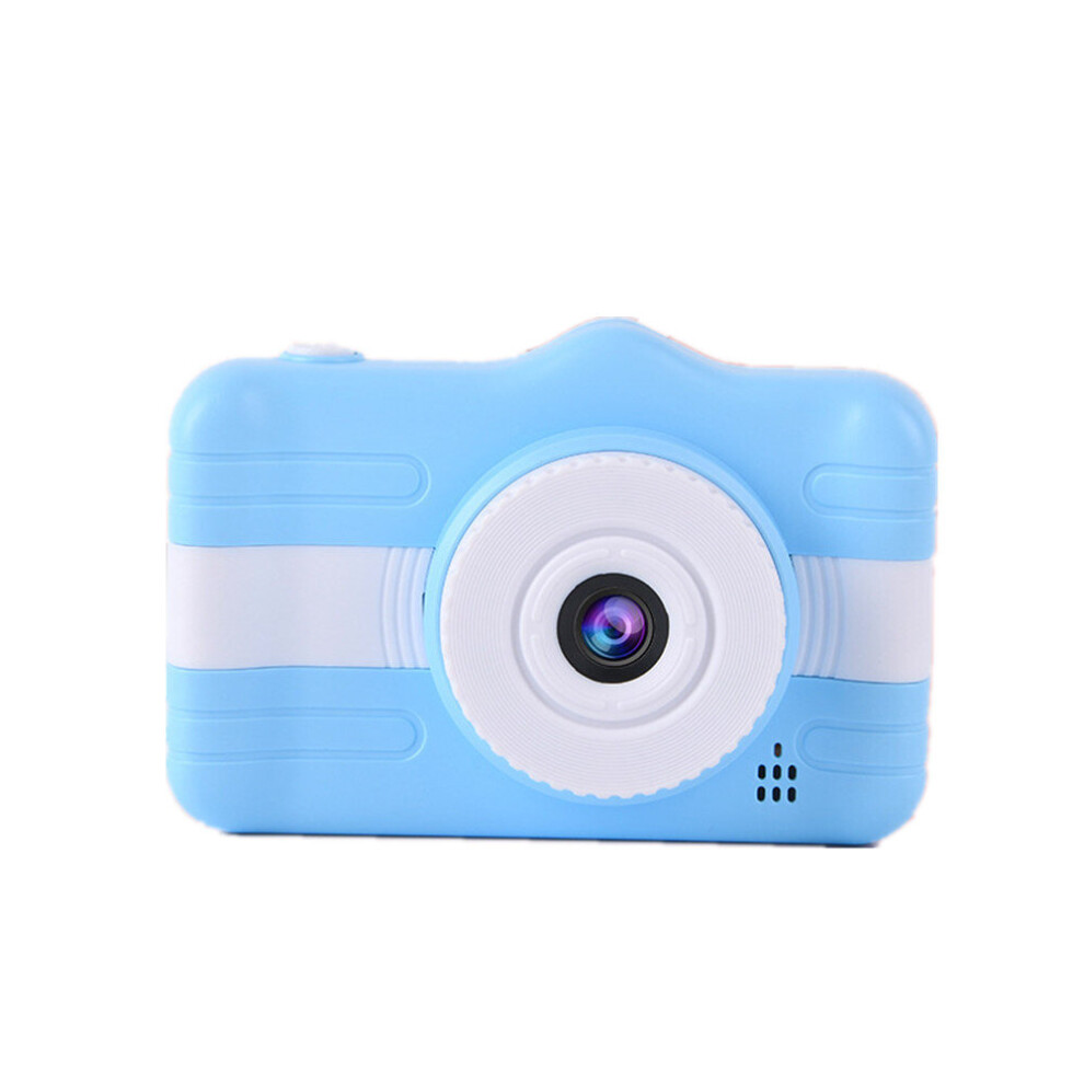 HD Digital Camera for Kids Creative Dual Cameras Mini Camera Blue + 32G 