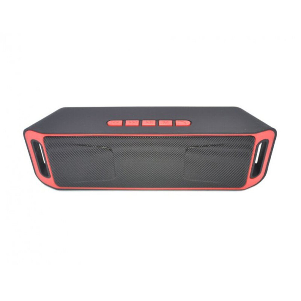 Wireless Bluetooth Speaker Column Stereo Subwoofer Usb Speakers Built-In Mic Bass Mp3 Player Sound Box Red 700000580143