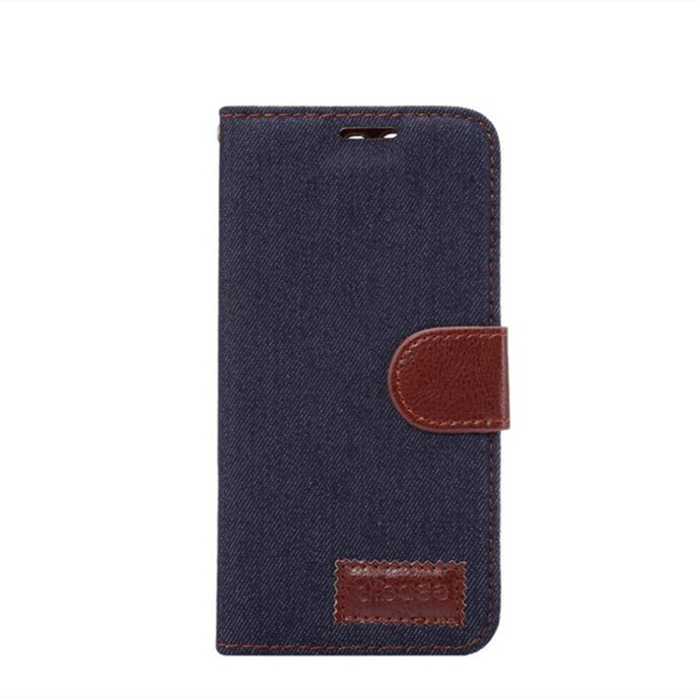 Denim Texture Horizontal Flip Leather Case With Card Slots & Holder For Huawei P10 777178624641