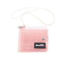 Transparent Women Purse PVC Clear Jelly Bag Mini Money Wallet Card Holder Clear wallet ladies purse wallet Jelly Card Holder