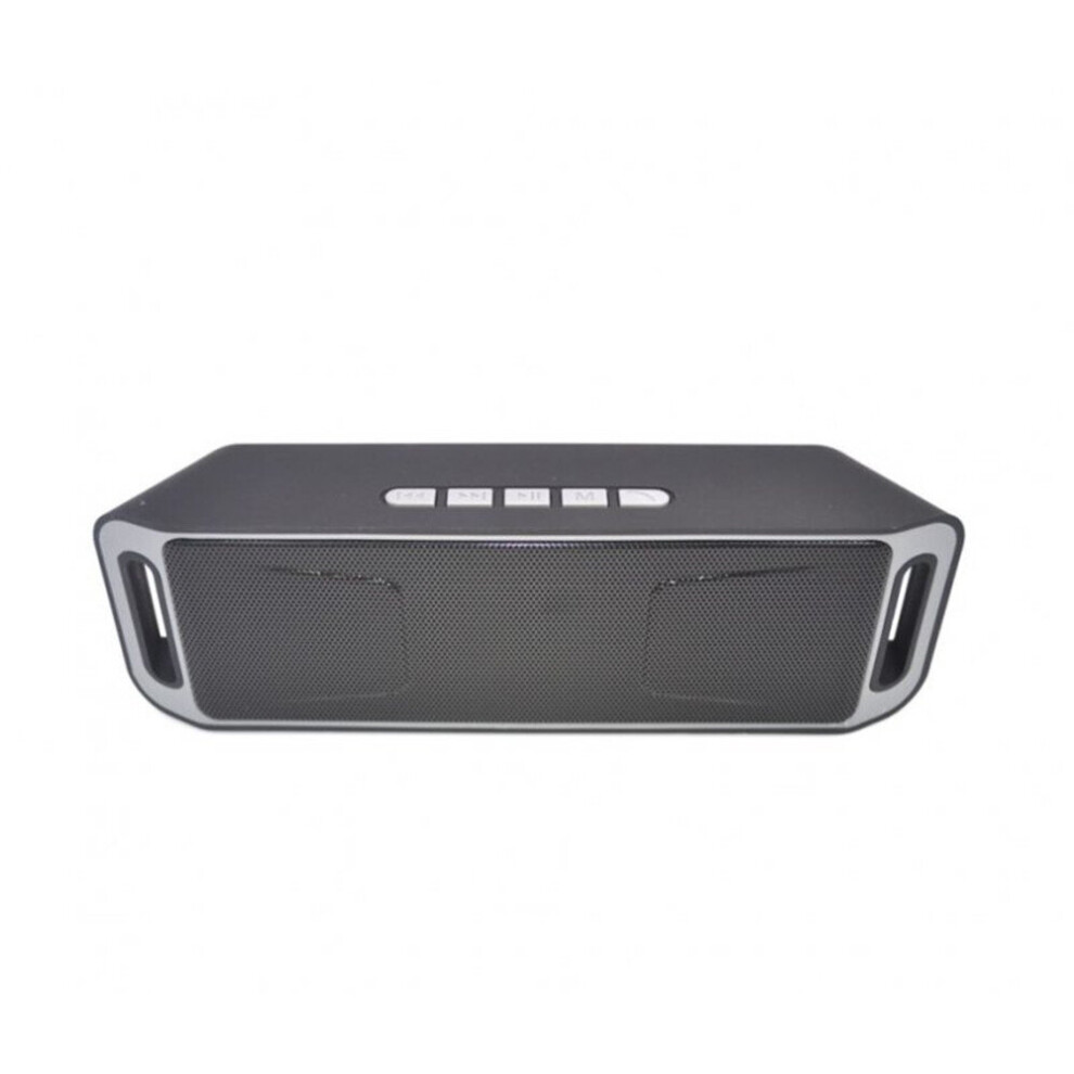 Wireless Bluetooth Speaker Column Stereo Subwoofer Usb Speakers Built-In Mic Bass Mp3 Player Sound Box Silver/Grey 700000580167