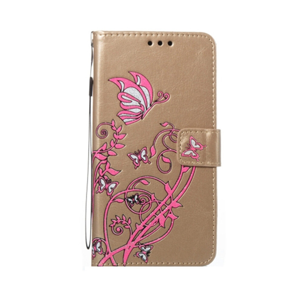 For Lg G6 Voltage Crazy Horse Texture Horizontal Flip Leather Case With Holder & Card Slots & Wallet & Lanyard (Gold) Gold 700000670189