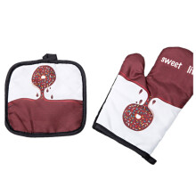 3set Microwave Oven Gloves Insulation Pad Thickened Anti Scald High Temperature Oven Kitchen Baking Gloves