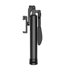 A21 Video Stabilizer Selfie Stick Tripod Bluetooth Tripod Selfie Stick Fill Light for iPhone Xiaomi Huawei Gimbal Mobile Phone Black -110cm