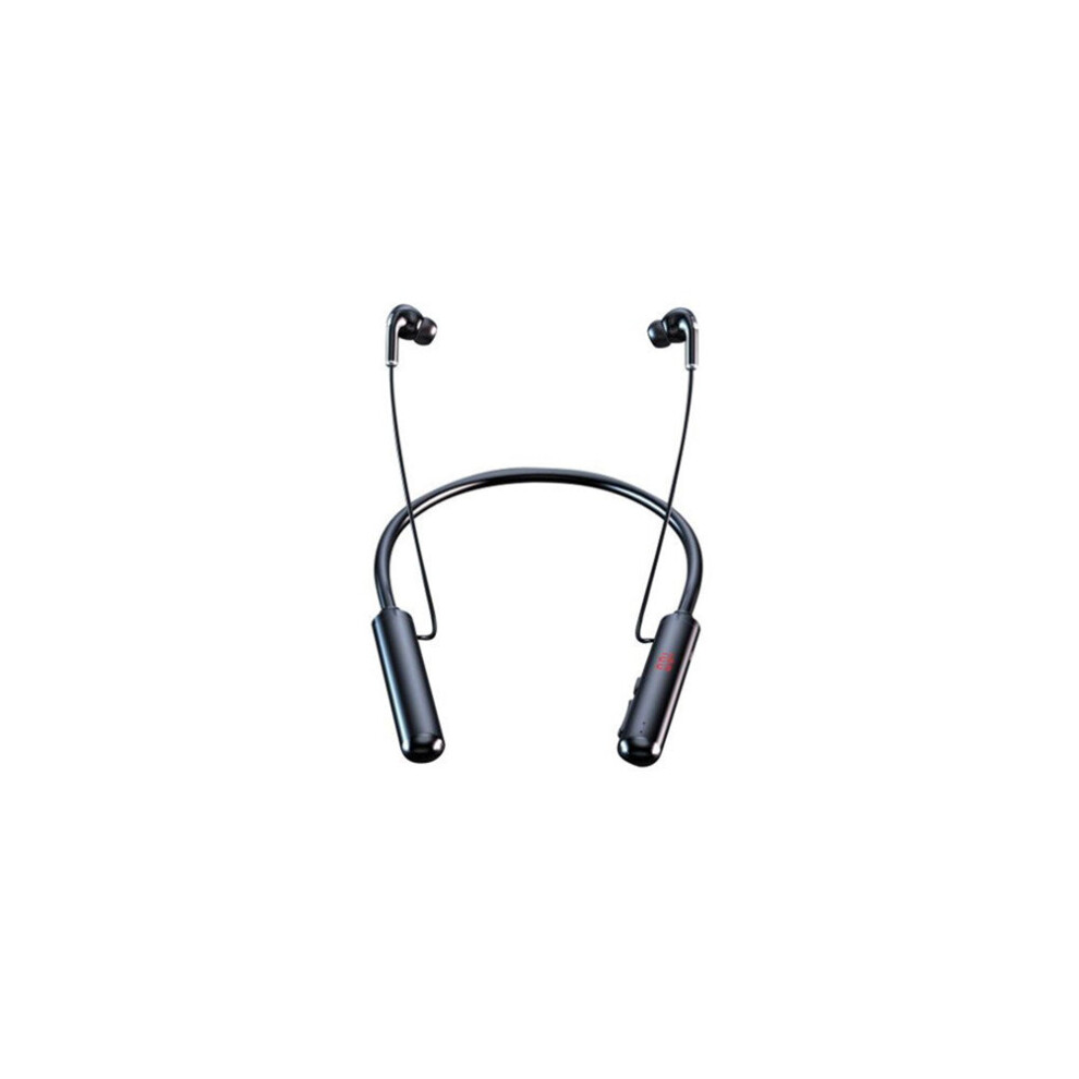 Bluetooth Headphones Stereo Bass Wireless Headphone Neckband Power LED Display Headset-image-OPC-P6ZBDB5-NEW