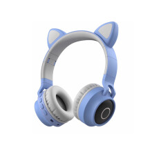 Led Cat Ear Headphones Noise Cancelling Bluetooth 5.0 Wireless Headset With Microphone Kids Women Phone Music Stereo Headphones