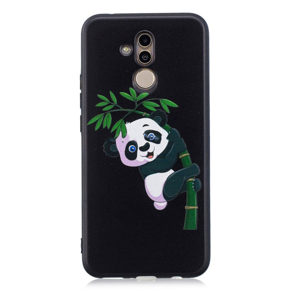 2Pc Panda Bamboo Pattern Stereo Relief Soft Tpu Protective Case For Huawei Mate 20 Lite 700000667790
