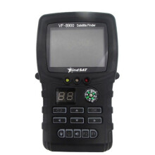 HD Satfinder Star Search VF-8900D DVB-S2 Satellite Meter Satellite Finder Built-in Flashlight Compass Signal Display Car Charger U.S. regulations